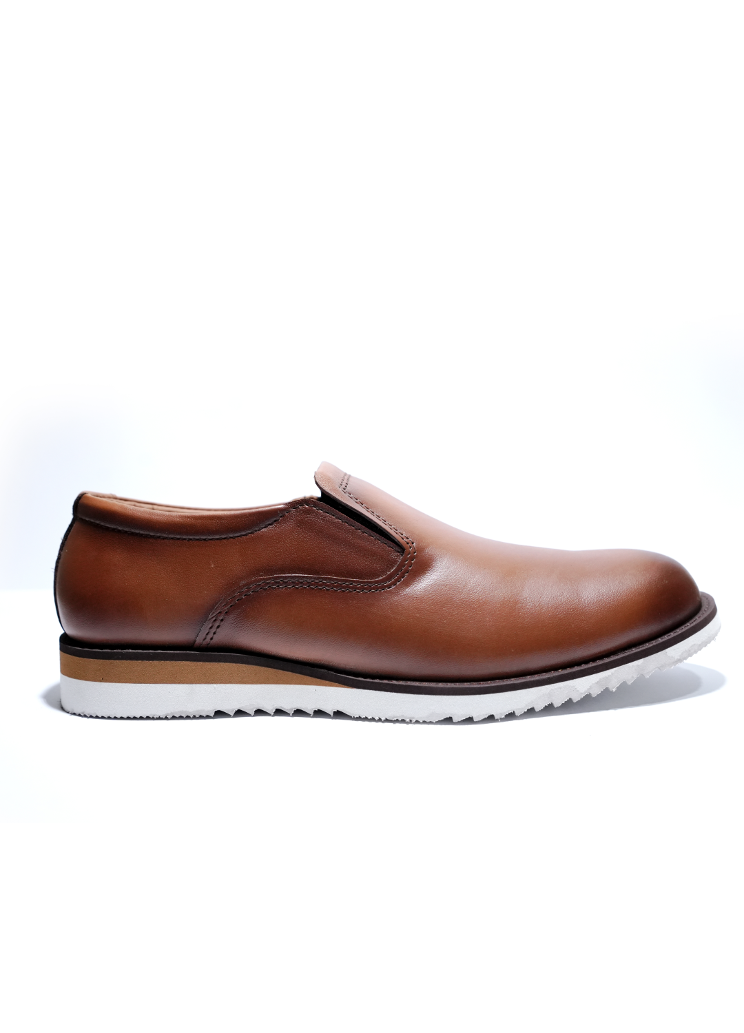 L-181 Mustard White Brown Casual Shoe