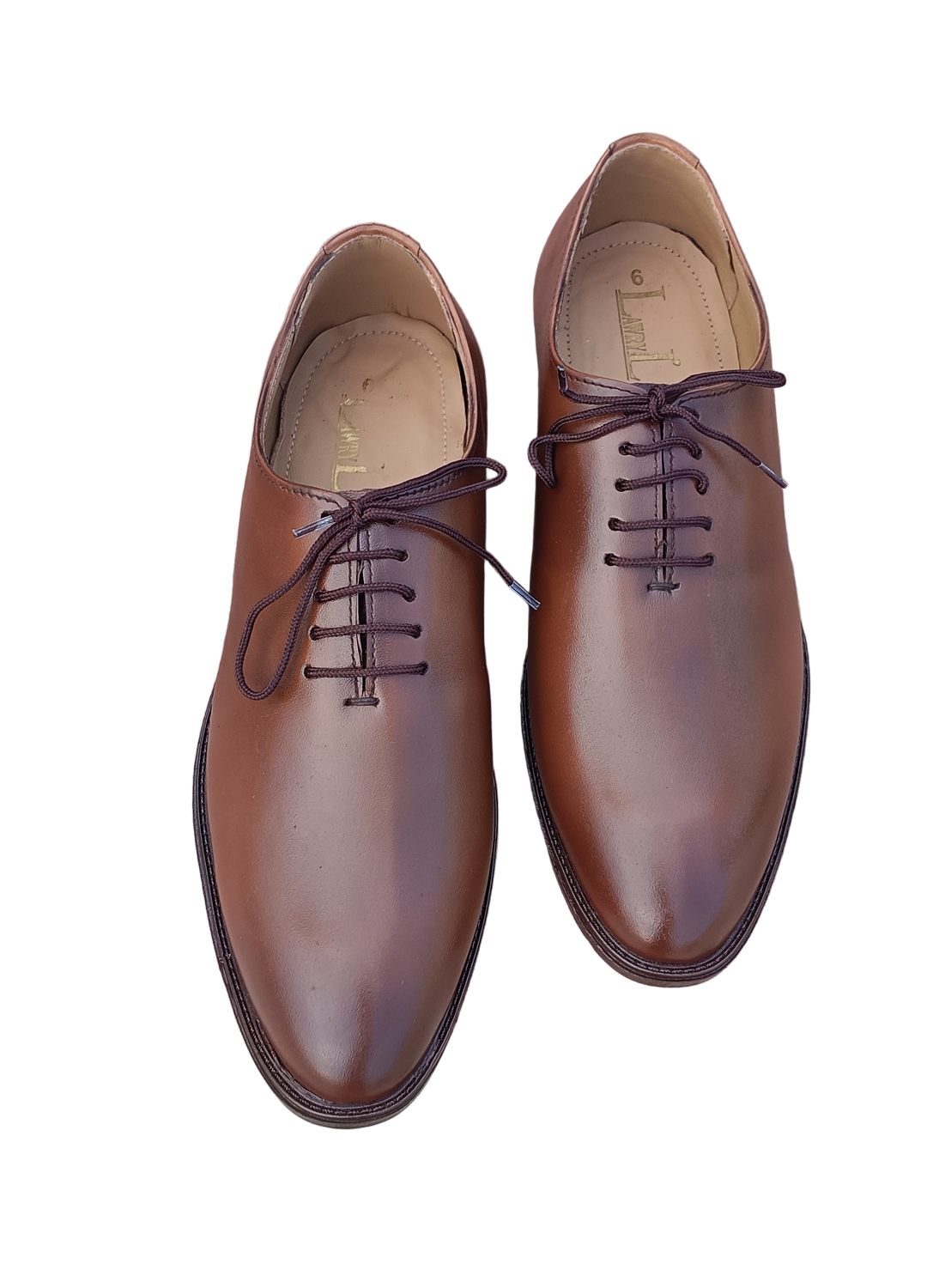 L-0042 Wholecut Mustard Brown Formal Shoe