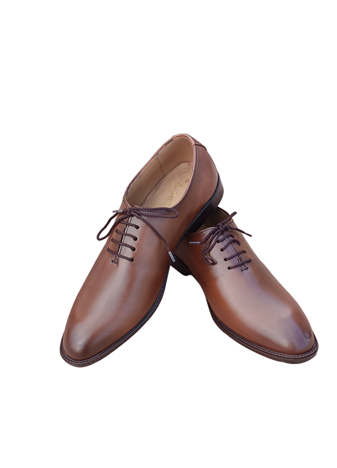 L-0042 Wholecut Mustard Brown Formal Shoe