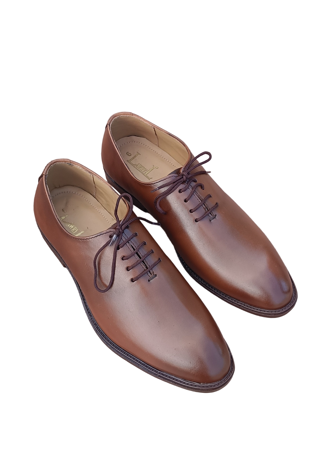 L-0042 Wholecut Mustard Brown Formal Shoe