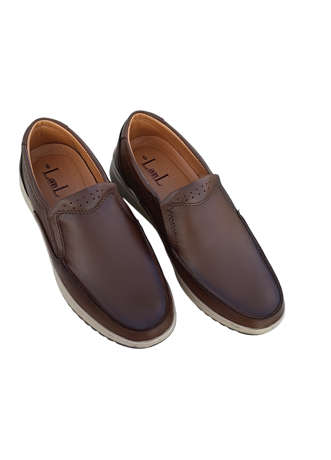 L-0023 Matte Finish Chocolate Brown Casual Shoe