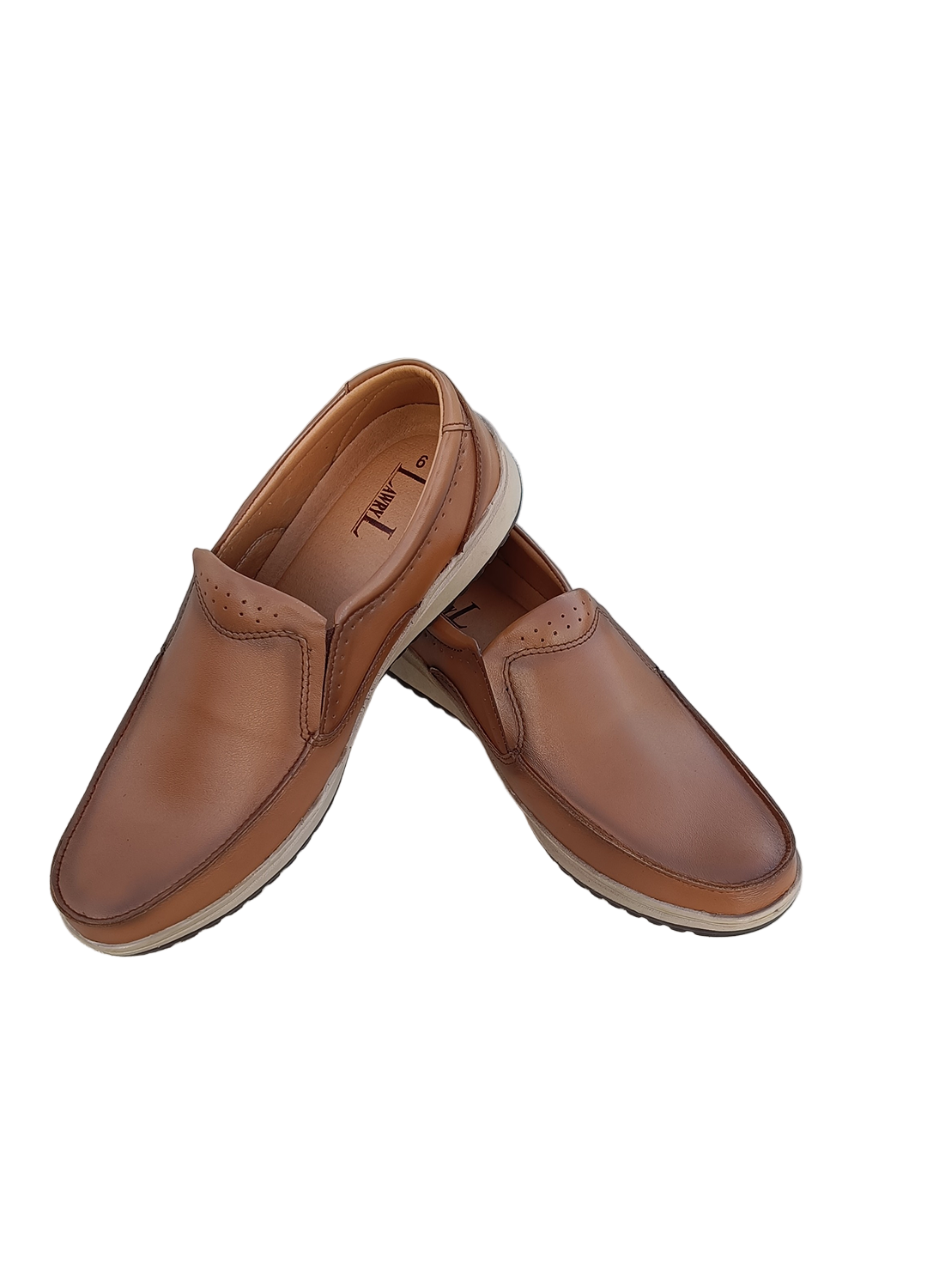 L-0023 Matte Finish Mustard Brown Casual Shoe