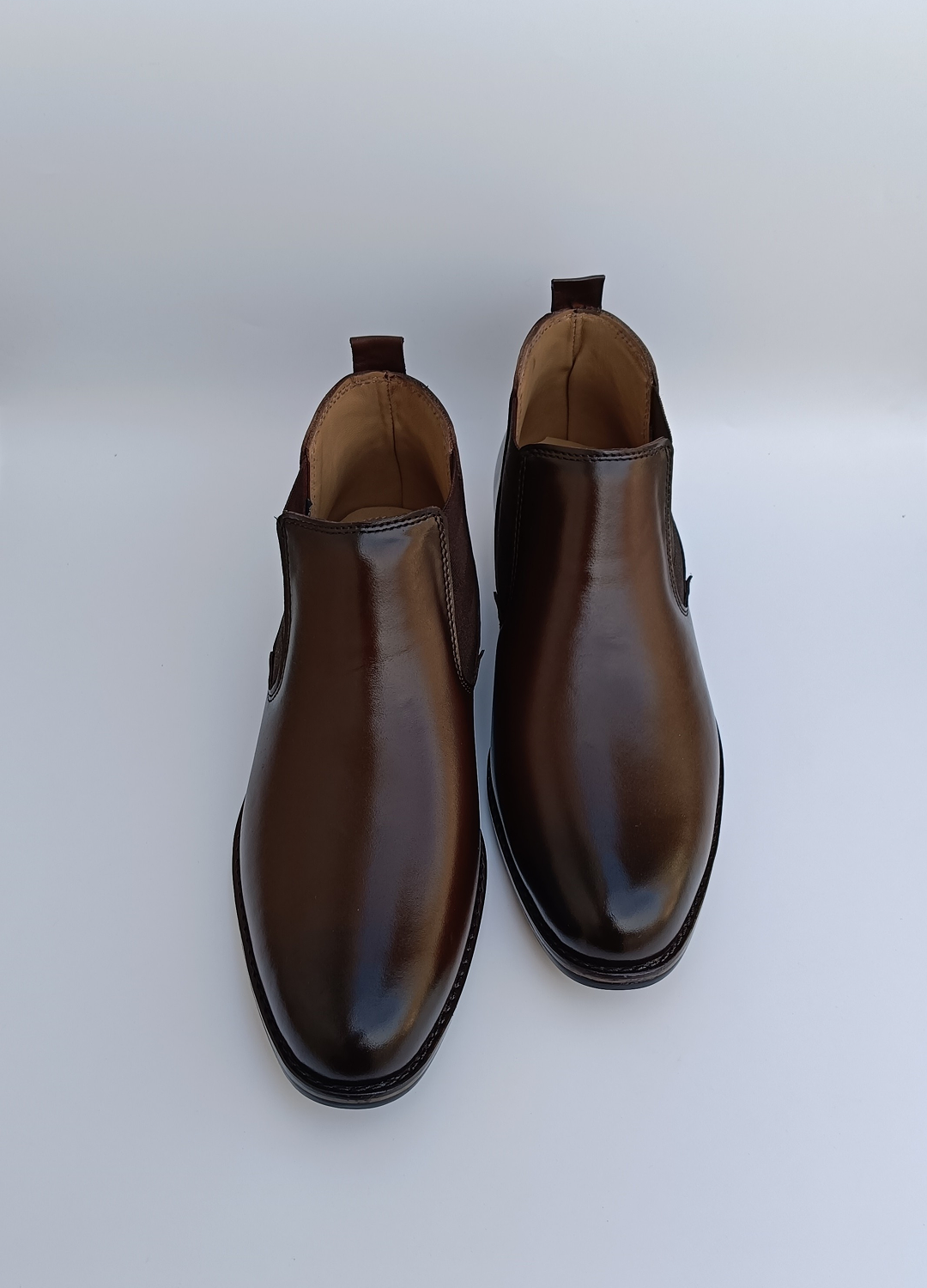 L-2925 Dark Chocolate Brown Chelsea Formal Boot