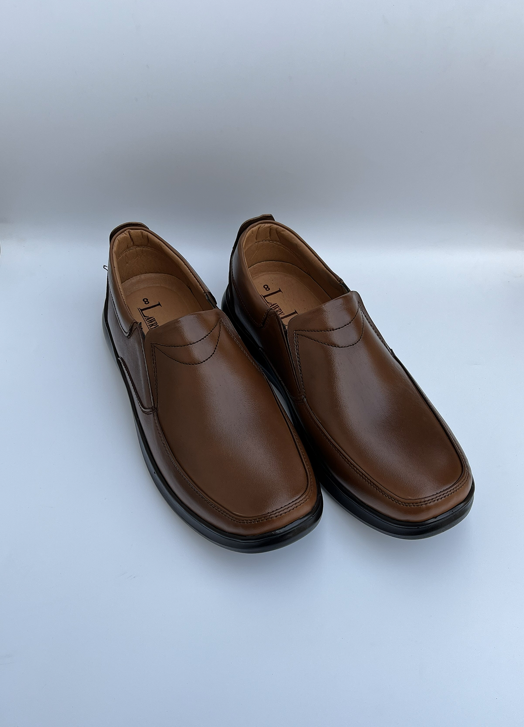 L-201 Classic Mustard Brown Semi Formal Shoe