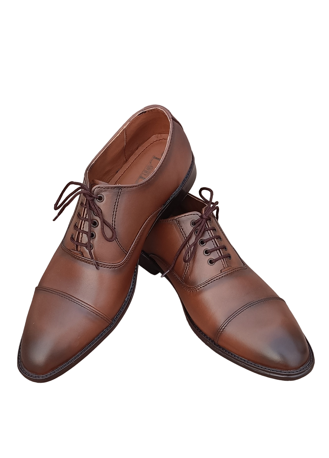 L-0045 Mustard Brown Oxford Formal Shoe