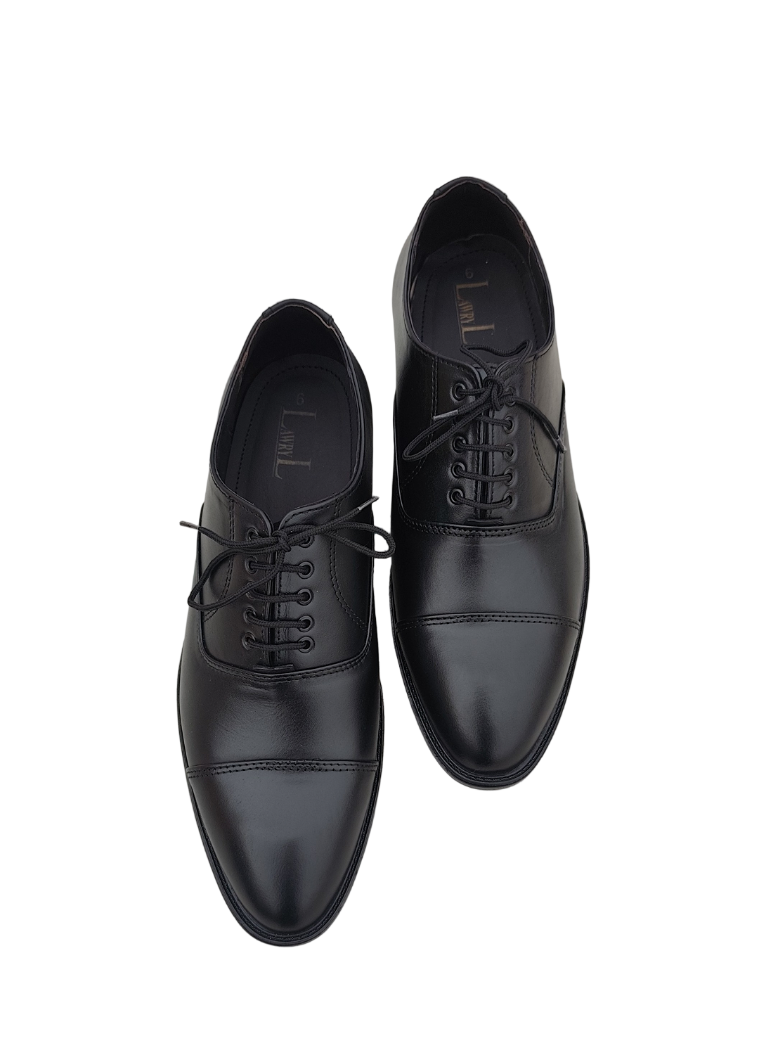 L-0045 Matte Black Oxford Formal Shoe