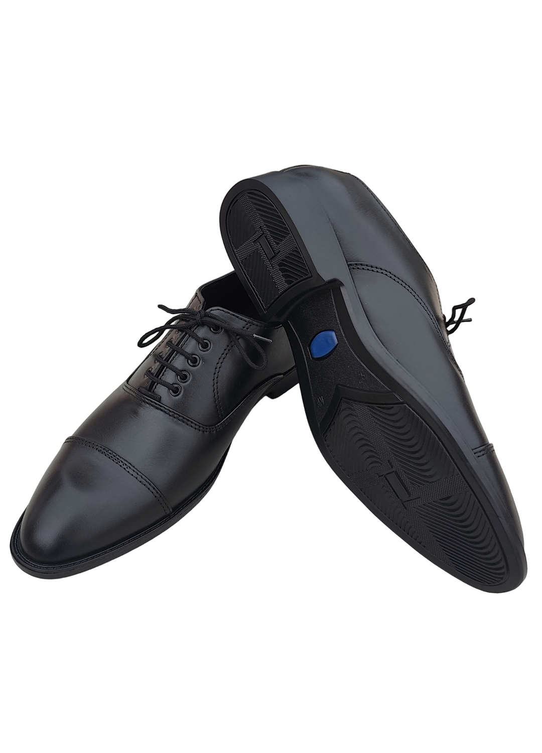 L-0045 Matte Black Oxford Formal Shoe