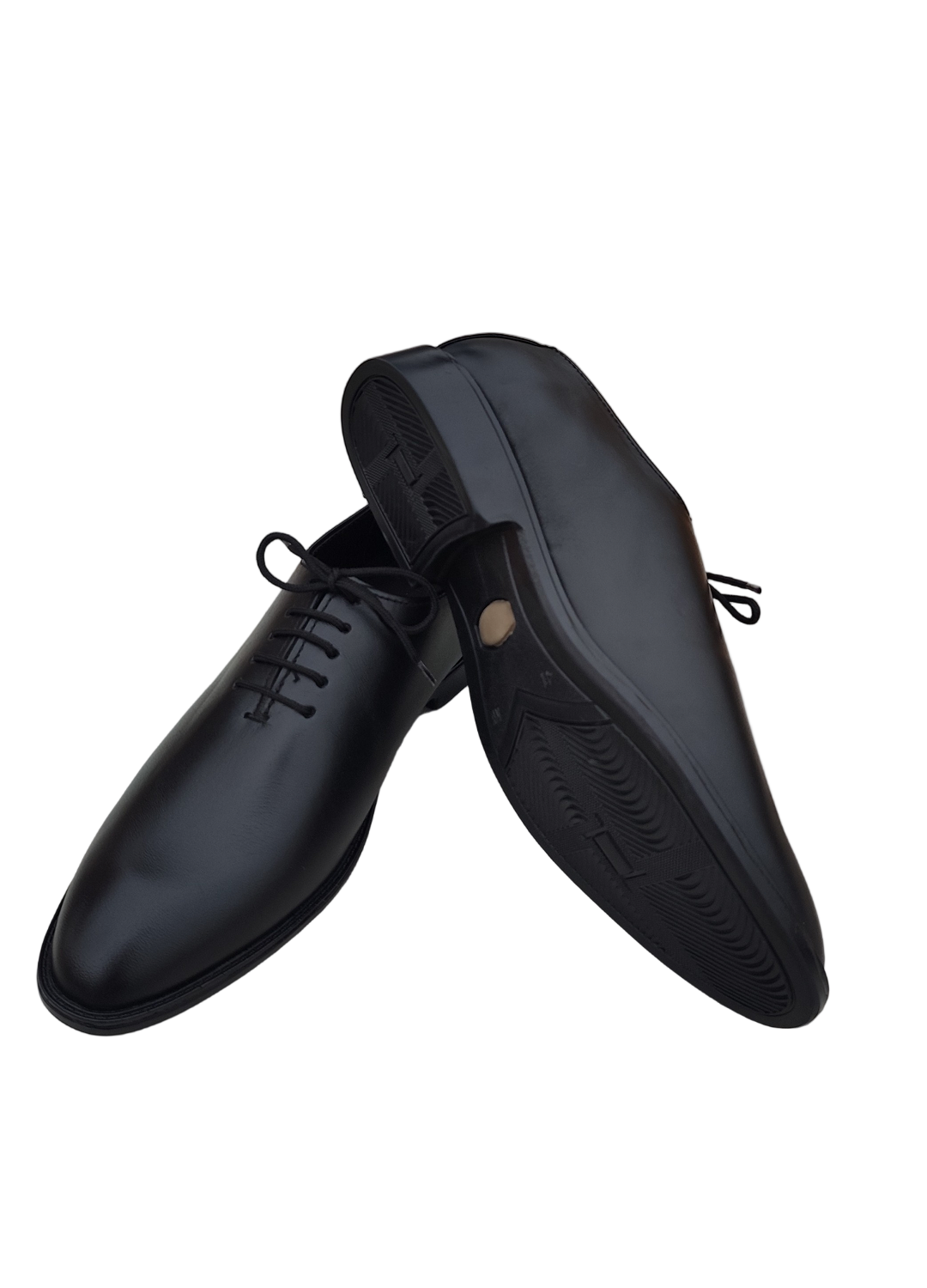 L-0042 Wholecut Matte Black Formal Shoe