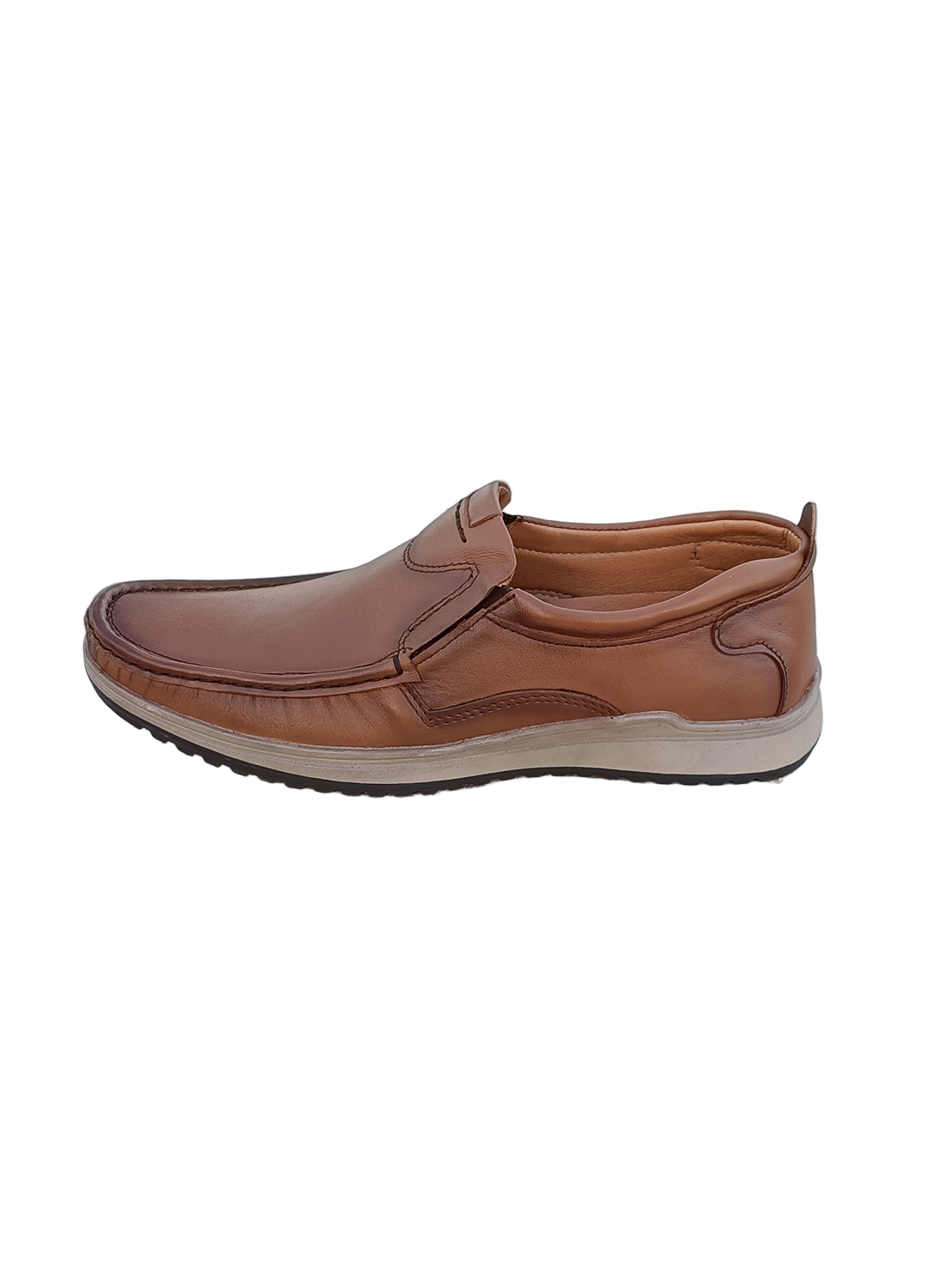 L-0025 Matte Finish Mustard Brown Casual Shoe