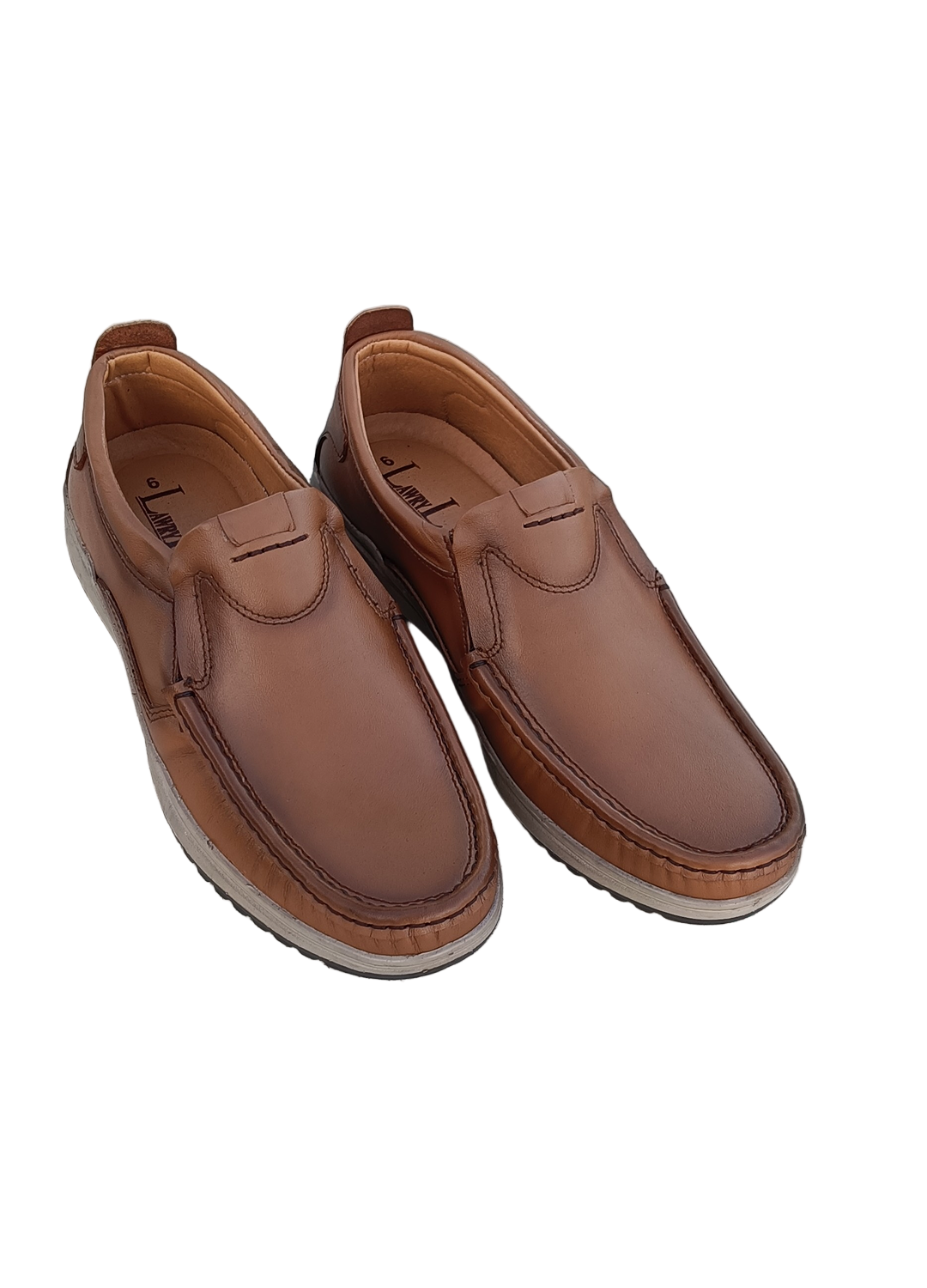 L-0025 Matte Finish Mustard Brown Casual Shoe