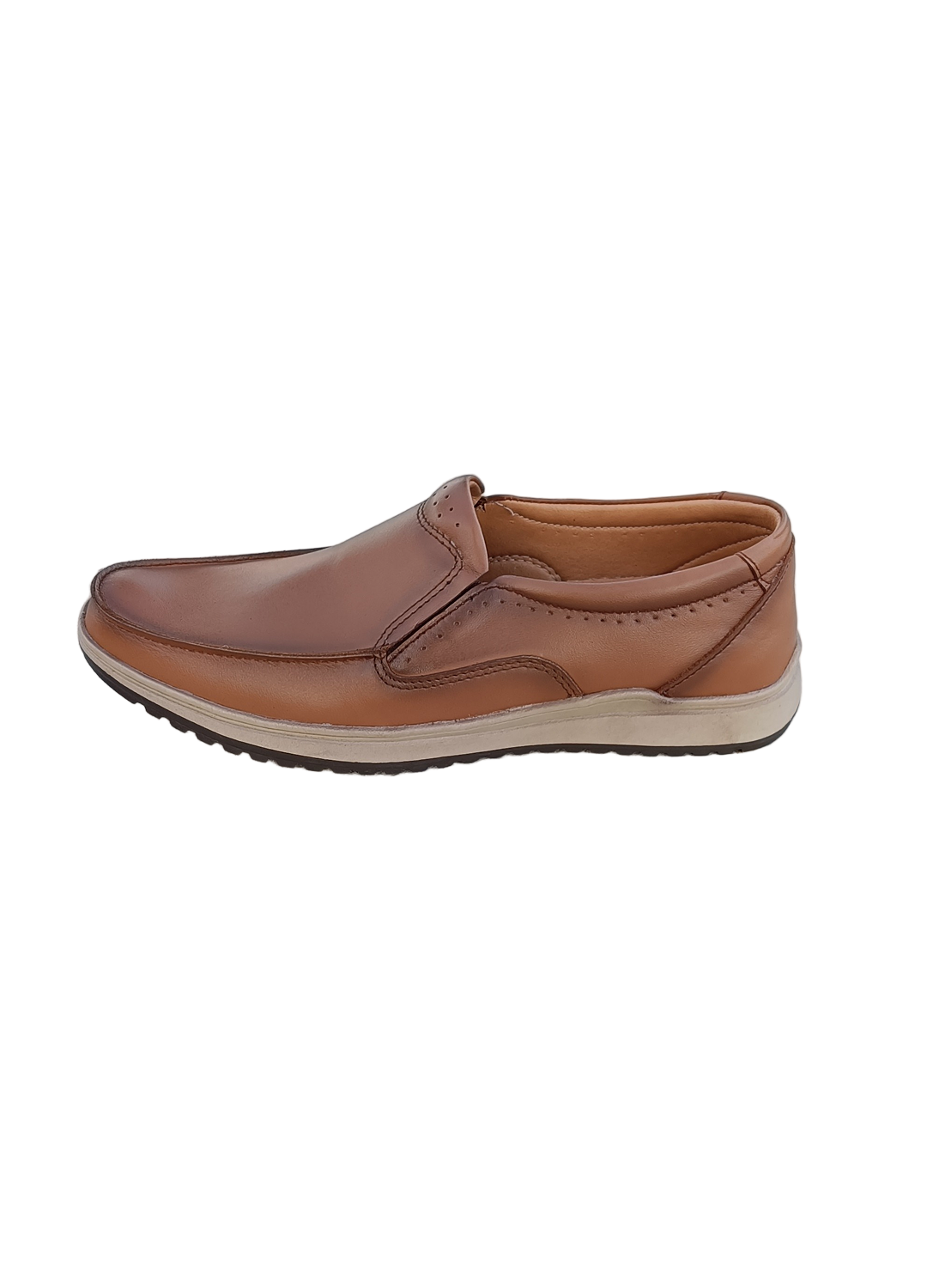 L-0023 Matte Finish Mustard Brown Casual Shoe