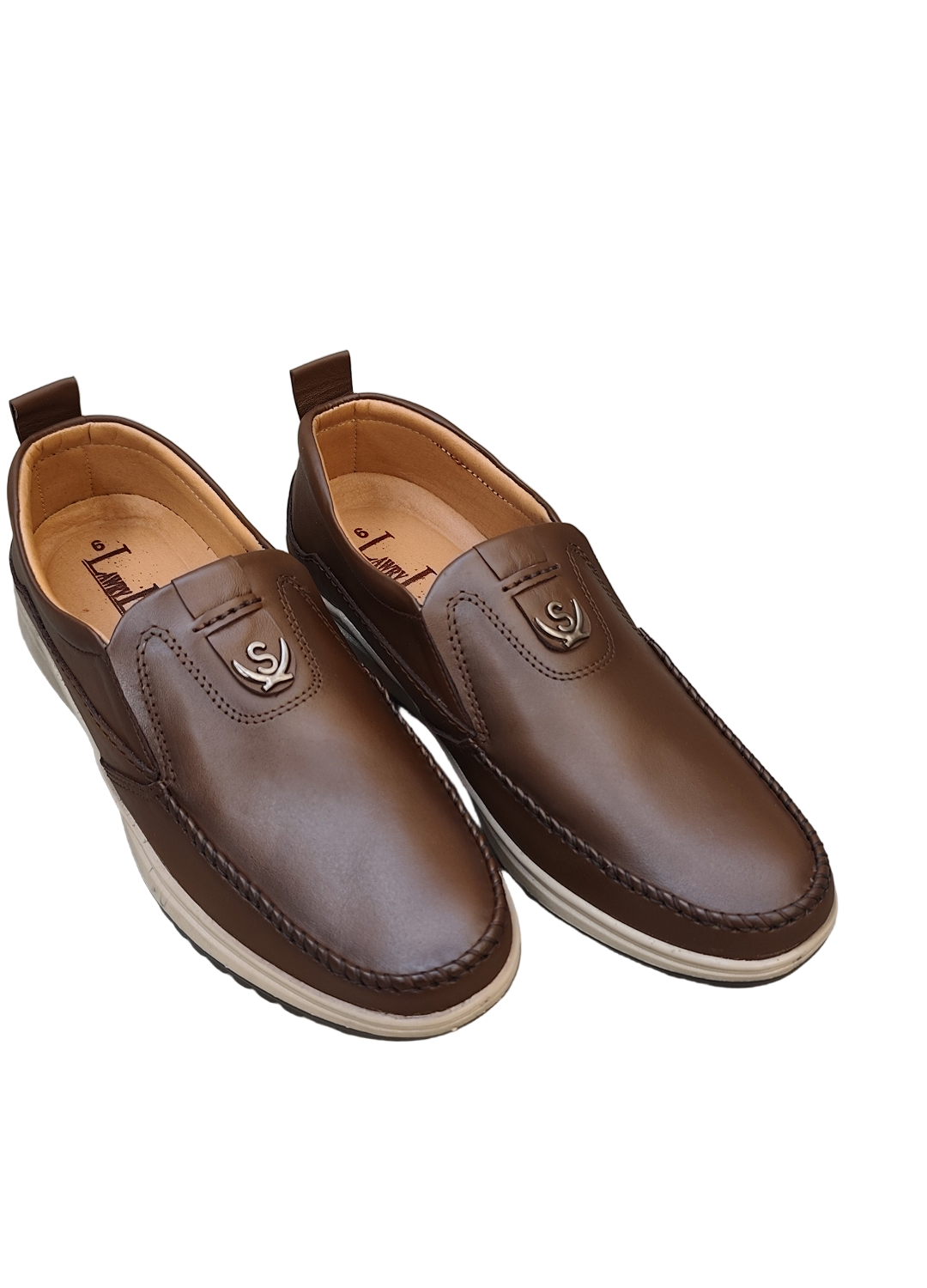 L-0024 Matte Finish Chocolate Brown Casual Shoe