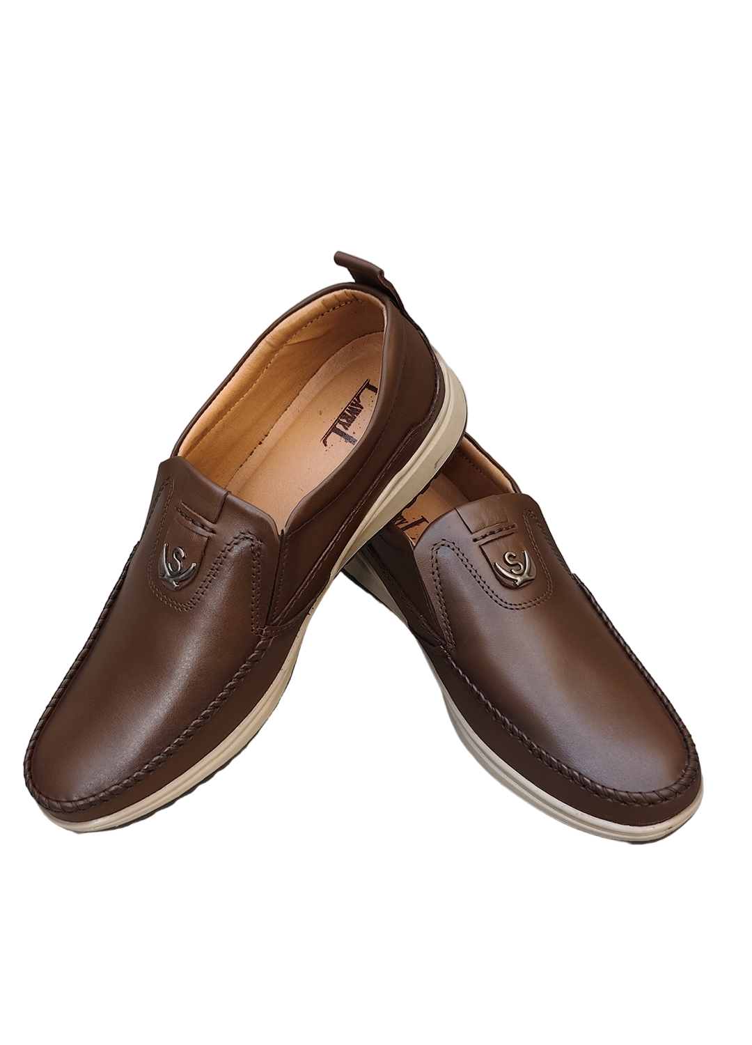 L-0024 Matte Finish Chocolate Brown Casual Shoe