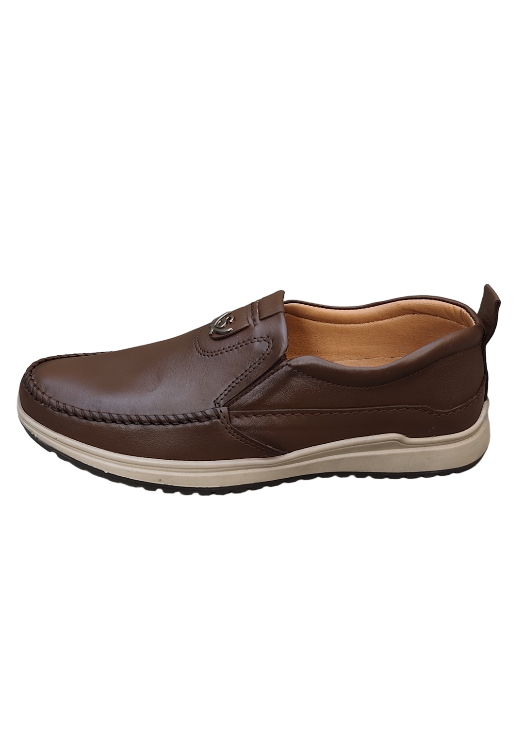 L-0024 Matte Finish Chocolate Brown Casual Shoe
